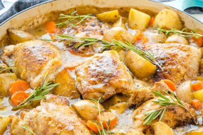 Easy One Pot Roasted Chicken Dinner – Elgin